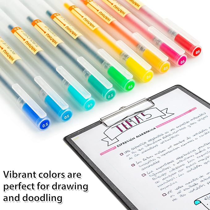 XSG Premium Gel Ink Pen Fine Point Pens Ballpoint Pen 0.5mm for Japanese Office School Stationery Supply24 Packs