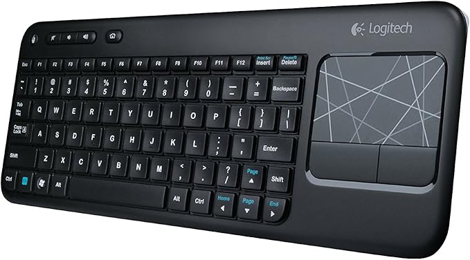 Logitech Wireless Touch Keyboard K400 with Built-in Multi-Touch Touchpad