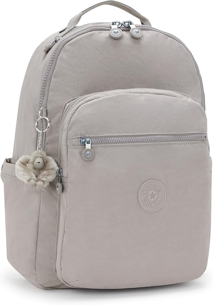 Kipling Women's Seoul 15" Laptop Backpack, Durable, Roomy with Padded Shoulder Straps, Built-In Protective Sleeve