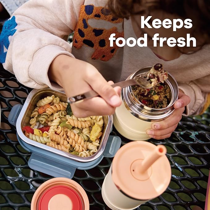 Hydro Flask Insulated Food Container - Snack Container for Kids and Lunch Box - 12 Oz Food Jar in Anemone Purple