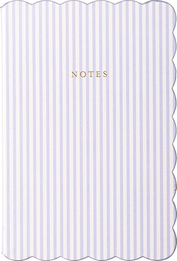 Laura Ashley English Garden Journal – 6x8 Inch Hardcover Notebook with Scalloped Edge, 256 Lined Pages, Gilded Edges, Faux Leather Covers