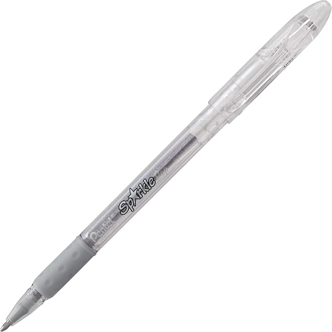 Pentel Sparkle Pop Iridescent Gel Pens, (1.0mm) Bold Lines, Assorted Ink (A/C/D/F/P/V/x/Z) 36-PK Canister (K91PC36M)