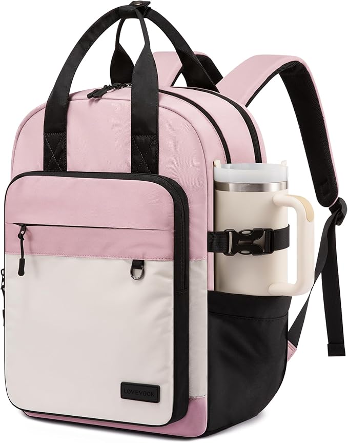 LOVEVOOK 17.3 Inch Laptop Backpack for Women, Travel Carry-On Backpack Purse, College Bookbag for Teen Girls School