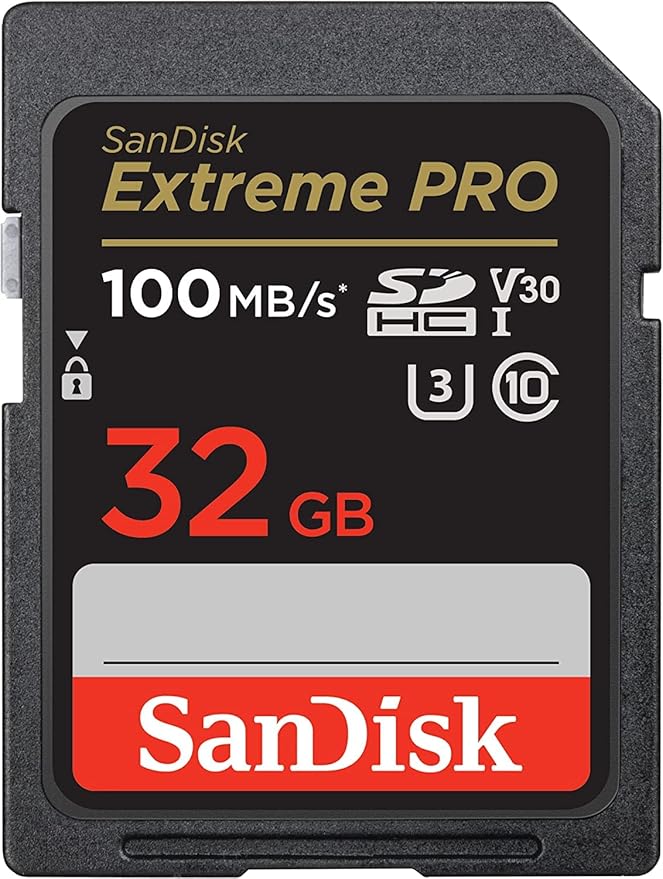 SanDisk 32GB (Two Pack) Extreme Pro Memory Card works with Nikon D3400, D3300, D750, D5500, D5300, D500, AW130, W100, L840 Digital DSLR Camera SDHC 4K V30 UHS-I with Everything But Stromboli Reader