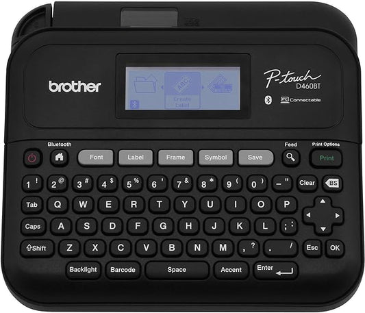 Brother P-Touch PT-D460BT Business Expert Connected Label Maker | Connect and Create via Bluetooth® on TZe Label Tapes up to ~3/4 inch, White
