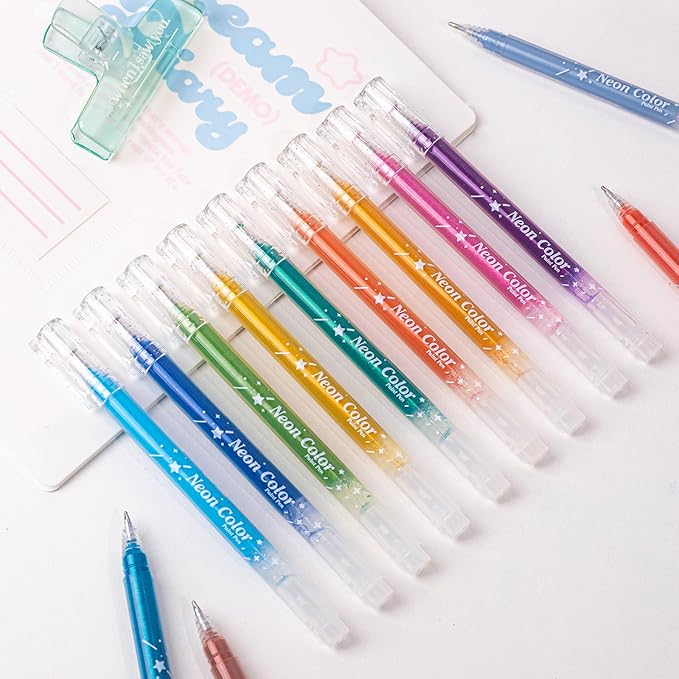 glitter gel pen 36 Colors,Metallic Vibrant Sparkle gel pens for coloring,glitter pens for adults,colored gel pens for Adult Coloring Books and Drawing (24)