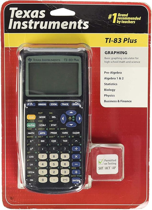 Texas Instruments TI-83 Plus Graphing Calculator (Renewed)