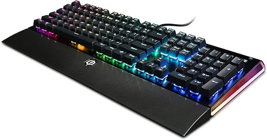 CyberpowerPC Skorpion K2 CPSK303 RGB Mechanical Gaming Keyboard with Kontact ™ Red (Linear) Mechanical Switches,Black