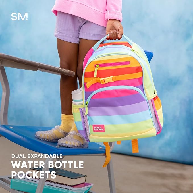 Simple Modern Medium Mattel Barbie Toddler Backpack for School Girls and Boys | Kindergarten Elementary Kids Backpack | Fletcher Collection | Kids - 15" tall | Barbie Checkmate