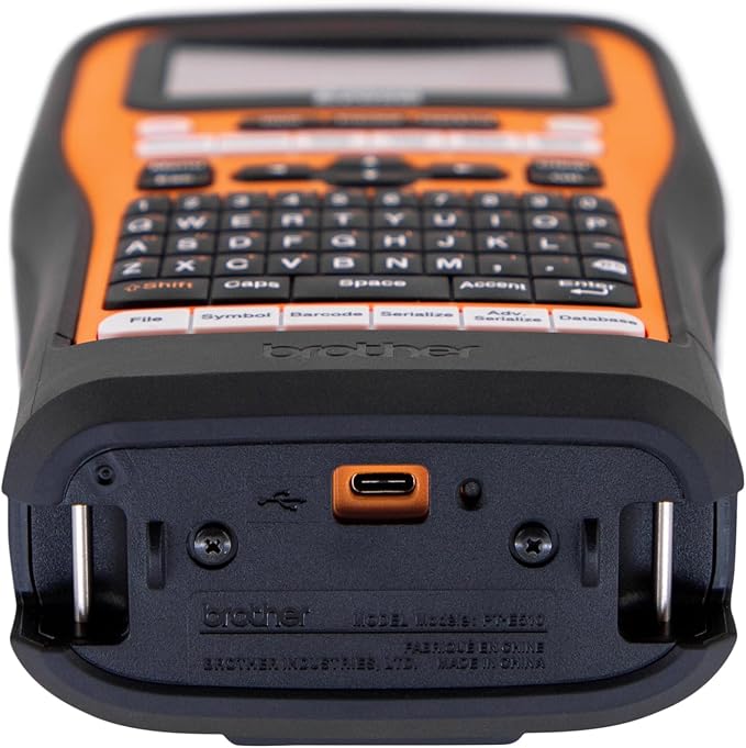 Brother PT-E510BP Contractor Kit: P-Touch Handheld Industrial Label Printer with USB-C & Dual Auto-Cutter Plus 5 Tapes (up to 24mm Labels)