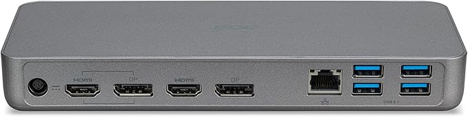Acer 15 in 1 USB Type-C Docking Station Certified by Google, up to 3 Monitors (2 x HDMI + 2 x DP), 65W PD Power, 7 USB Ports, RJ45 Ethernet, Dock for All Chromebooks - Acer, Dell, HP, Lenovo, ASUS
