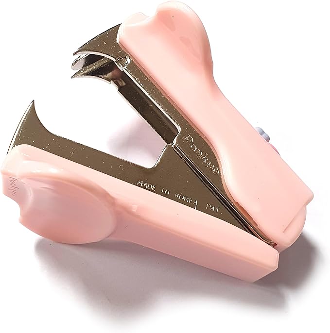 LENITH Cute Animal Face Staple Remover Staple Puller Removal Tool for Office Home － Pink Rabbit
