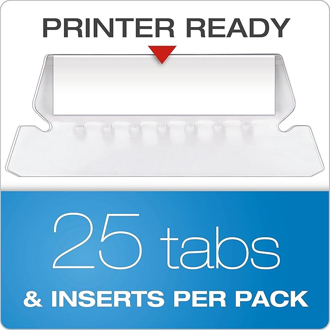 Pendaflex Reinforced Hanging File Folders, Letter Size, Navy, 1/5 Cut, 25/BX (4152 1/5 NAV)