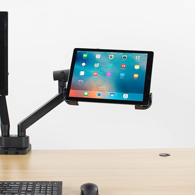 VIVO Adjustable 11 to 17 inch Laptop Holder Only for VESA Compatible Monitor Arms, Notebook Adapter for VESA Monitor Mounts up to 100x100mm Stand-LAP4