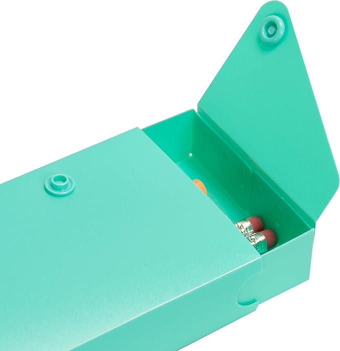 C-Line Slider Pencil Case, Poly, Pack of 24 Pencil Cases, Assorted Colors (05600-24)