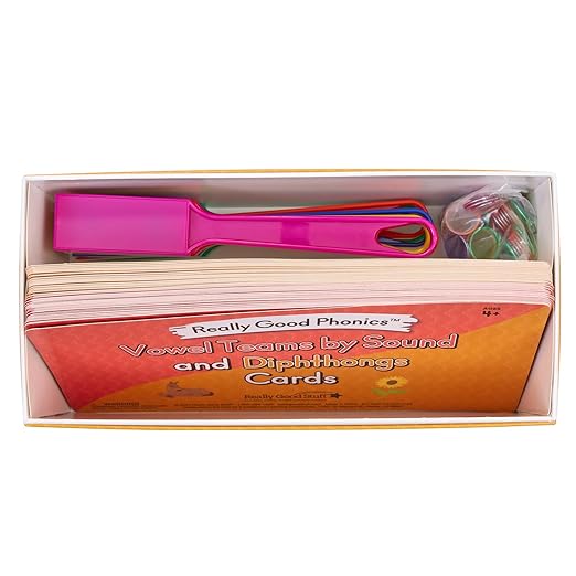Really Good Phonics Vowel Teams by Sound and Diphthongs Word Segmenting and Blending Kit