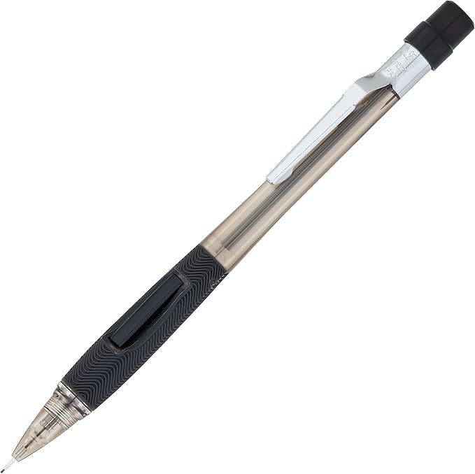 Quicker Clicker Mechanical Pencil (0.5mm) Transparent Smoke Barrel