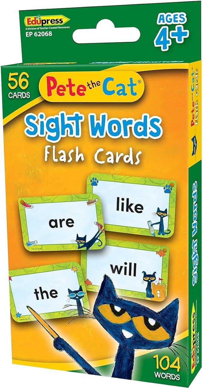 Pete The Cat® Sight Words Flash Cards (EP62068)