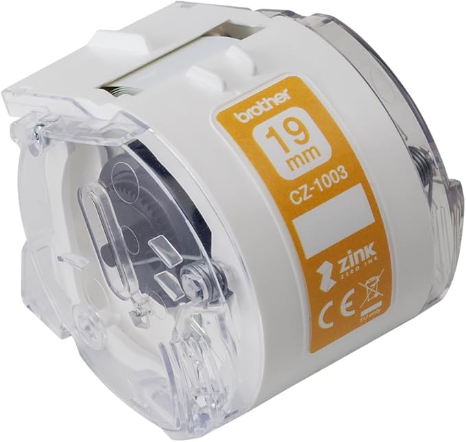 Brother Genuine CZ-1003 Roll Cassette for Thermal Color Label Printers, Width: 0.7 inches (19 mm) / Length: 16.4 ft (5 m) Compatible Model Number: VC-500W
