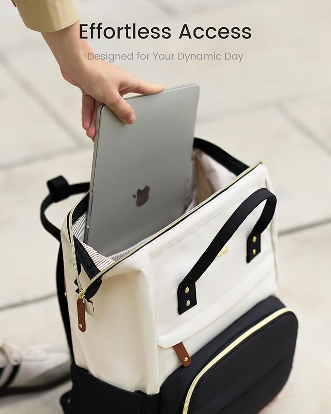 LOVEVOOK Laptop Backpack for Women, 17 Inch Work Business Backpacks Purse With Large Capacity