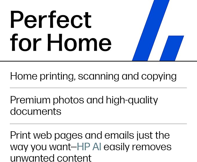 HP Envy Photo 7975 Wireless Color Inkjet Photo Printer, Print, scan, Copy, Easy Setup, Mobile Printing, Best-for-Home, 3 Month Trial of Instant Ink Included, AI-Enabled (B63K3A)