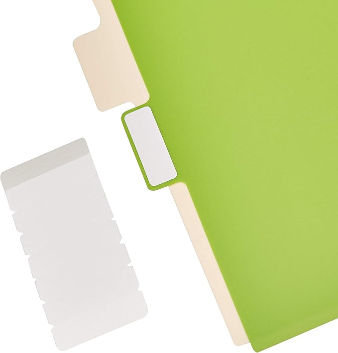 Amazon Basics 8-Tab Plastic Binder Dividers with Multicolor Tab Labels for 3 Ring Binder, Durable, 3-Hole Punched, for School, Office and Home Organization, Letter Size, Assorted Colors, 6-Pack