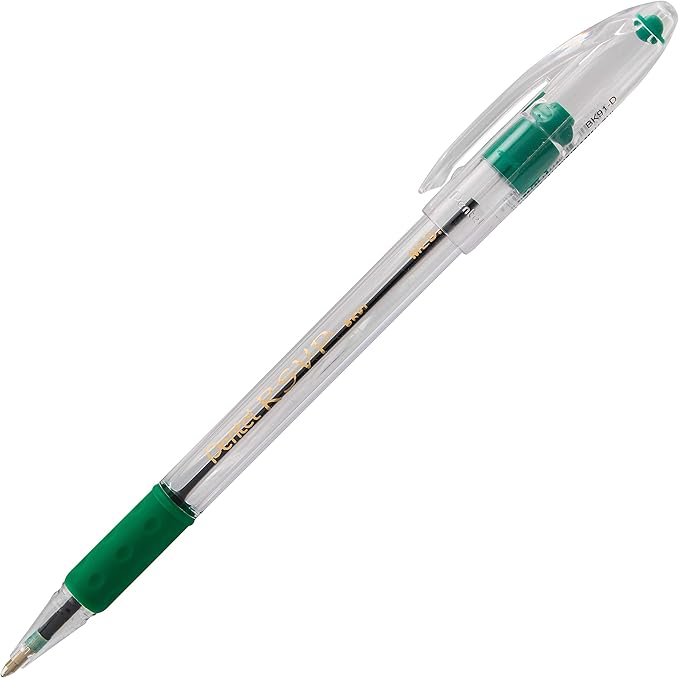 Pentel RSVP Ballpoint Pen, (1.0mm) Medium Line, Assorted Ink (BK91BP5M) (Pack of 1, 5 Count Total)