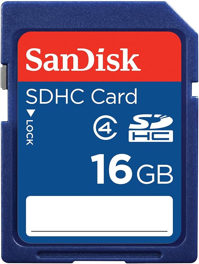 SanDisk Flash 16 GB SDHC Flash Memory Card SDSDB-016G (Label May Change)