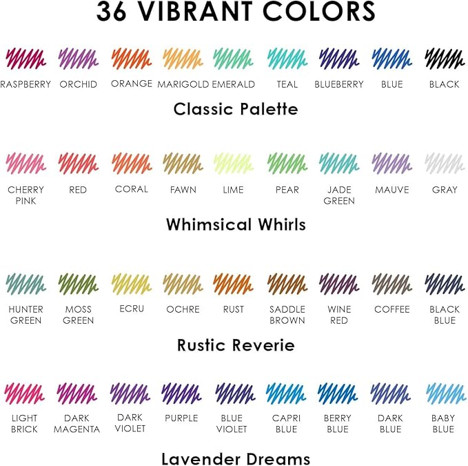 Grabie Erasable Gel Pens, 9 Colors Erasable Pens Multicolor, Make Mistakes Disappear, 0.7mm Medium Point Rollerball Tip Colored Pens for Drawing Writing Planner, Smooth Writing(Rustic Reverie)