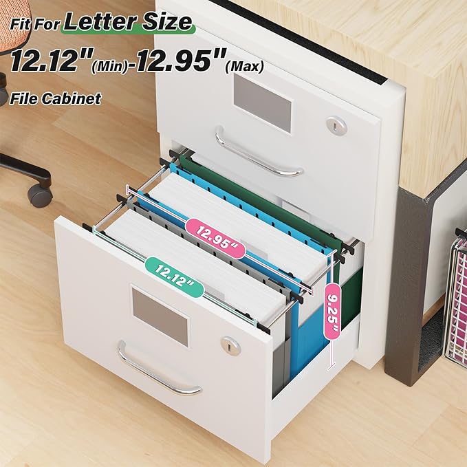 Ansook Plastic Hanging File Folders Letter Size,Heavy Duty 3" Expansion Hang Folder,6 Pack File Cabniet Folder,Extra Capacity File Folders Hanging with Tabs,Hanging File Organizer for School Office