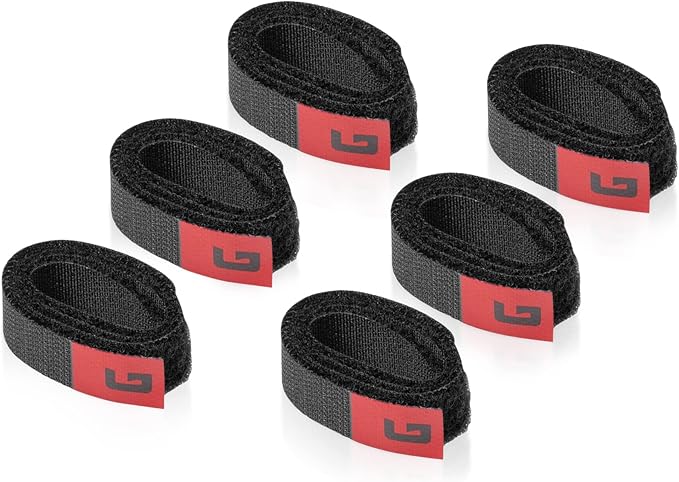 Gator Frameworks ID Series Cable Wraps for the Content Creator Tree and Accessories, (GFW-ID-CTCABLEWRAP-6PK)