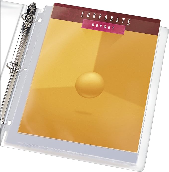 Avery Clear High-Capacity Sheet Protectors, Hold 50 Sheets, Heavyweight, 25 Multi Page Protectors (74171)