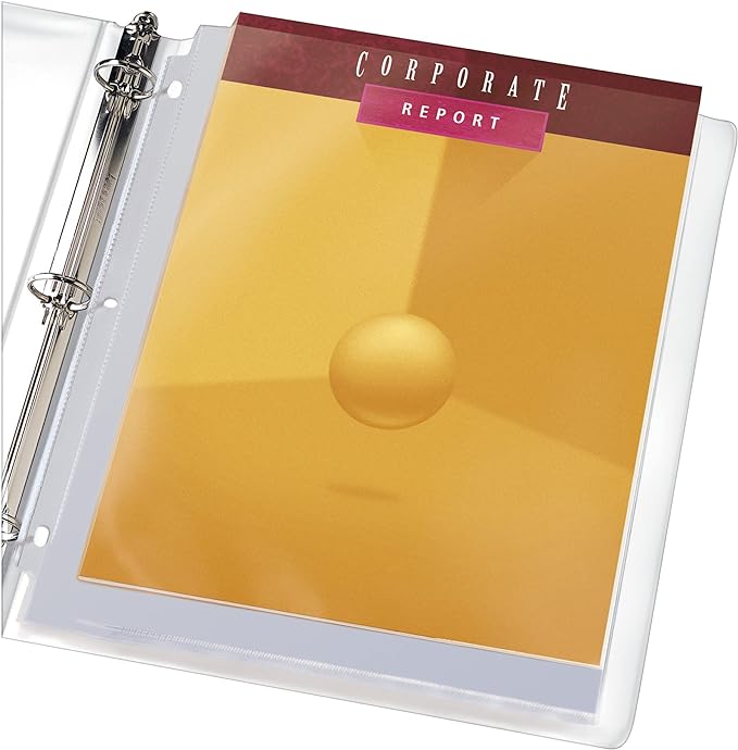Avery Clear High-Capacity Sheet Protectors, Hold 50 Sheets, Heavyweight, 25 Multi Page Protectors (74171) (Pack of 2)