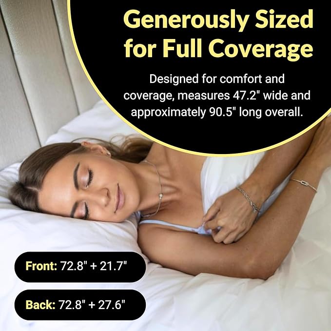Self Tan Sleep Sack Set – Disposable Tanning Sheet Protector for Bed – Breathable, Hygienic Self Tan Sleeping Sack – Protects Sheets from Tanning Lotion Stains – Bed Protector 4-Pack