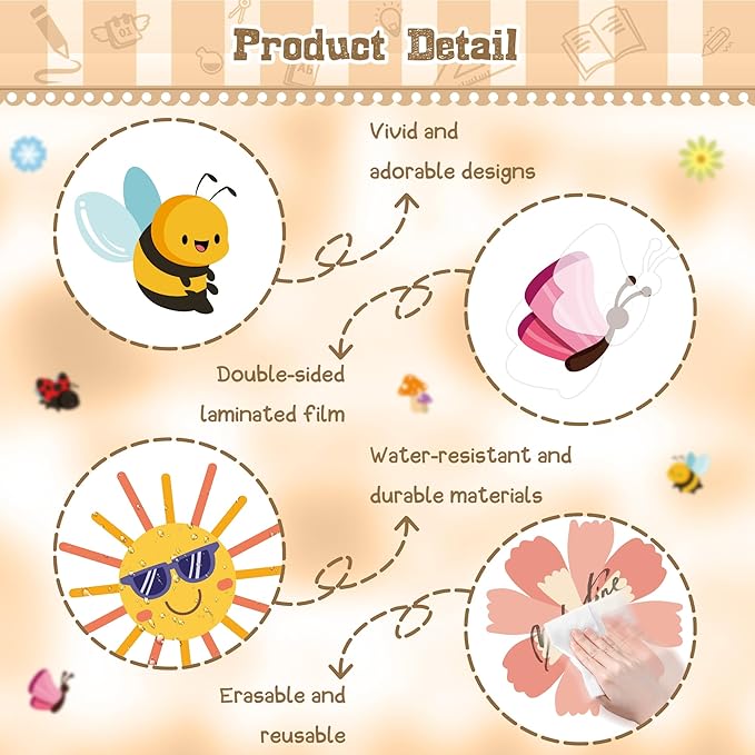 Spring Bulletin Board Decorations Set Classroom Decoration Look Who’s Blooming Spring Bloom Flower Growth Mindset Photo Posting Craft Cutout for School Offices Classroom Back to School Party Supplies