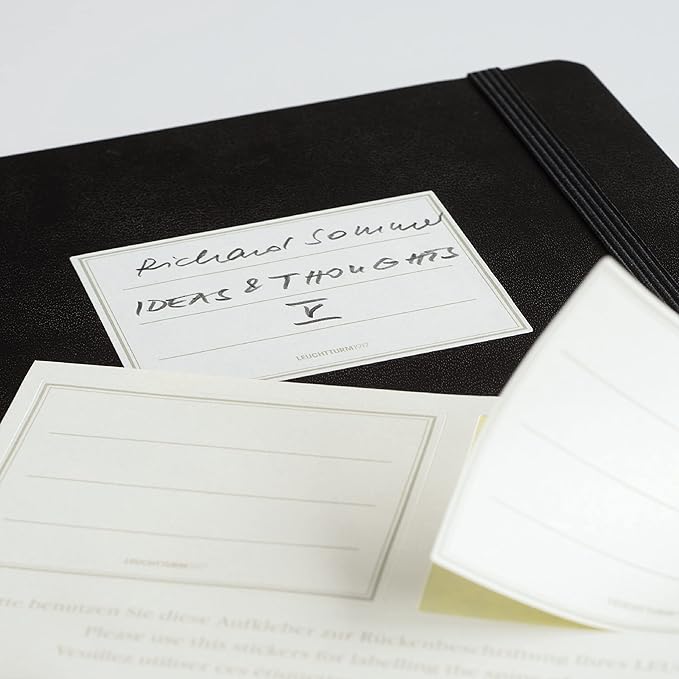 LEUCHTTURM1917 - 120G Special Edition - Medium A5 Hardcover Notebook - 203 Numbered Pages with 120gsm Paper (Navy, Dotted)