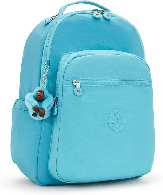 Kipling Women's Seoul 15" Laptop Backpack, Durable, Roomy with Padded Shoulder Straps, Built-In Protective Sleeve