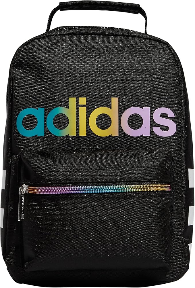 adidas Unisex Santiago Lunch Bag Cooler for Women and Men, Insulated Food Container Box with Mesh Pocket