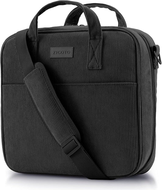 Sturdy 3-Ring Zipper Binder with Shoulder Strap for School – Beautiful 2-Inch Zip-Up Binder with Extra Pockets Holds 500 Sheets, Books & Laptop – Easy-to-Carry Trapper Keeper Made of Premium Fabric