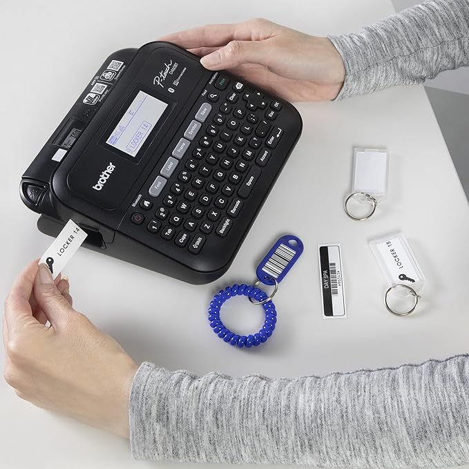 Brother P-Touch PT-D460BTVP Business Expert Connected Label Maker | Connect and Create via Bluetooth®-on TZe Label Tapes up to ~3/4 inch