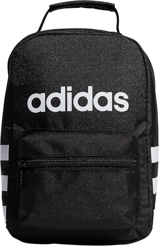 adidas Unisex Santiago Lunch Bag Cooler for Women and Men, Insulated Food Container Box with Mesh Pocket