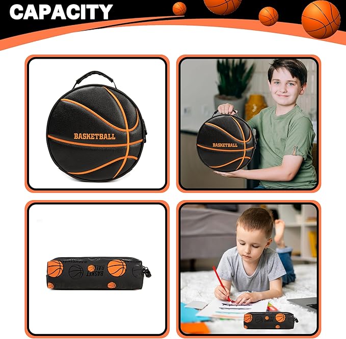 Boys' School Backpack with Lunch Box and Pencil Case - Ideal for Teens and Middle School Students