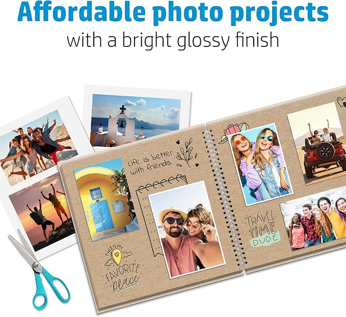 HP Everyday Photo Paper, Glossy, 4x6 in, 100 sheets (CR759A)