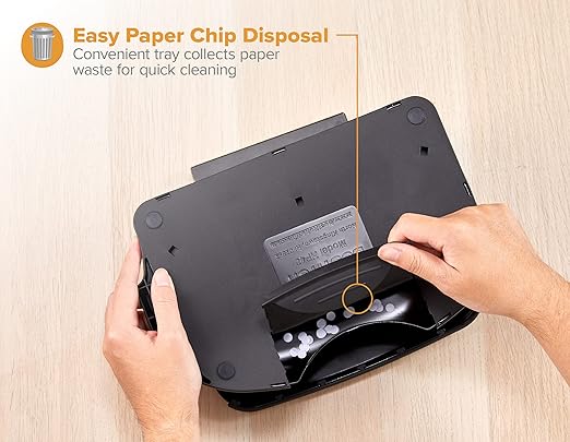 Bostitch Office EZ Squeeze 40 Sheet 3-Hole Punch, Heavy Duty, Black