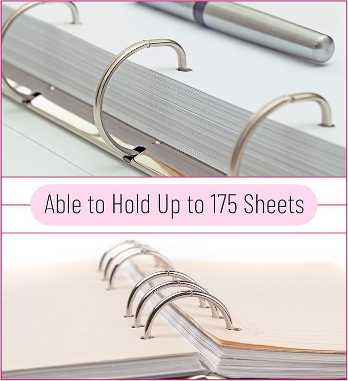 Mr. Pen- Loose Leaf Binder Rings for Index Cards, 3 Inch, 24 Pack, Metal Rings for Index Cards