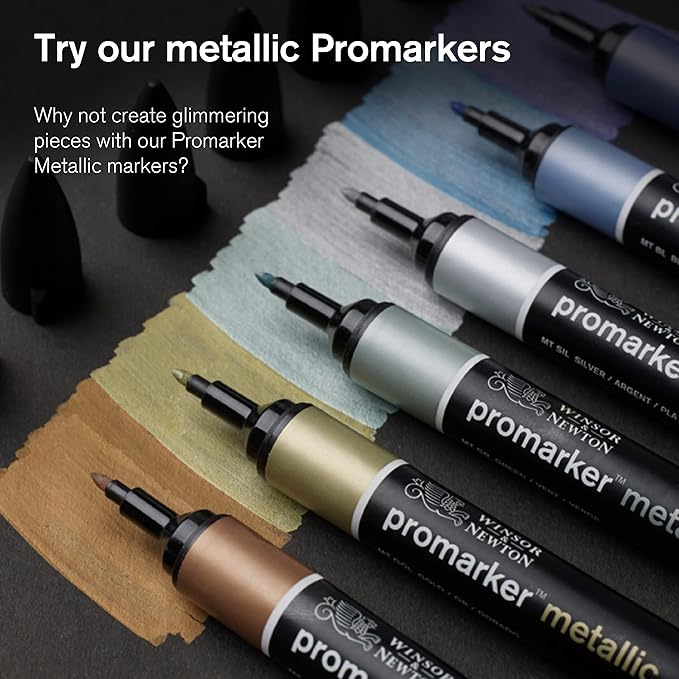Winsor & Newton ProMarker Set, 12 Count, Essential Colors #2