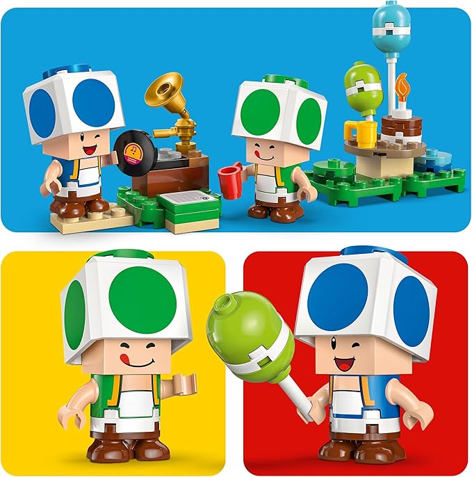 Lego Super Mario Kino House House Birthday Toy Gift Block Boys Girls 7 8 9 Year Old Elementary School Mario Toy Toy Game 72041