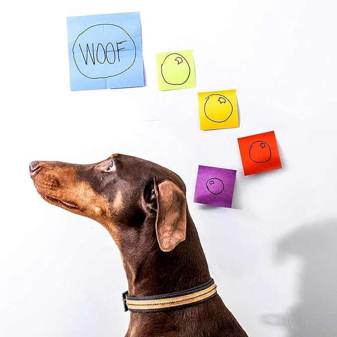Post-it Super Sticky Notes, 5 Sticky Note Pads, 3 x 3 in., Ideal for Organization in Your Dorm, Home or Office, Single Color Packs Collection, Washed Denim
