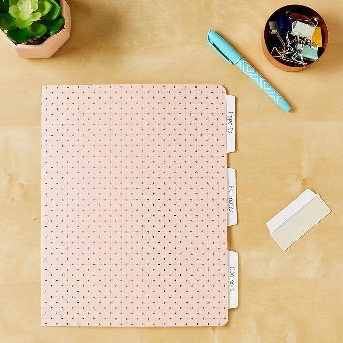 Avery Filing Ultra Tabs, 3" x 1.5", 2-Side Writable, White, 24 Repositionable File Tabs, 48 Packs (74776)