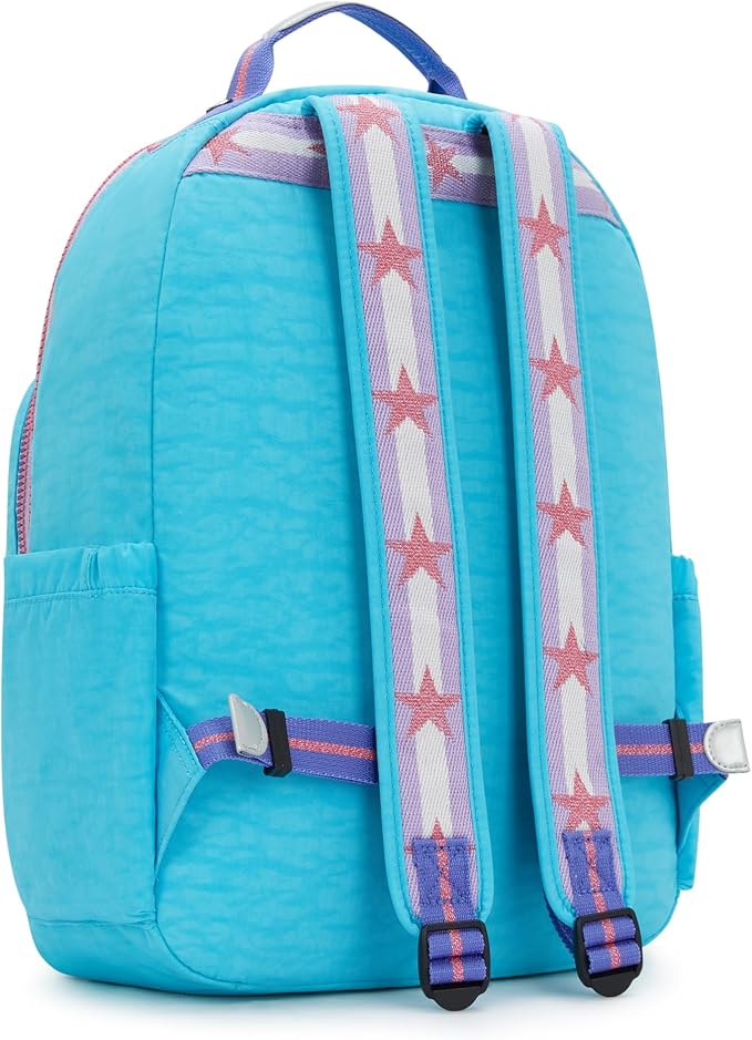 Kipling Women's Seoul Fc 15" Laptop Backpack, Durable, Roomy with Padded Shoulder Straps, Built-In Protective Sleeve
